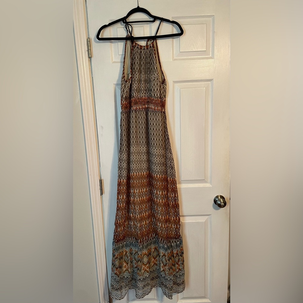Passport Earthy Tones Maxi Dress